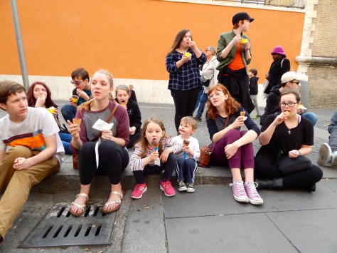 Gelato at the Vatican