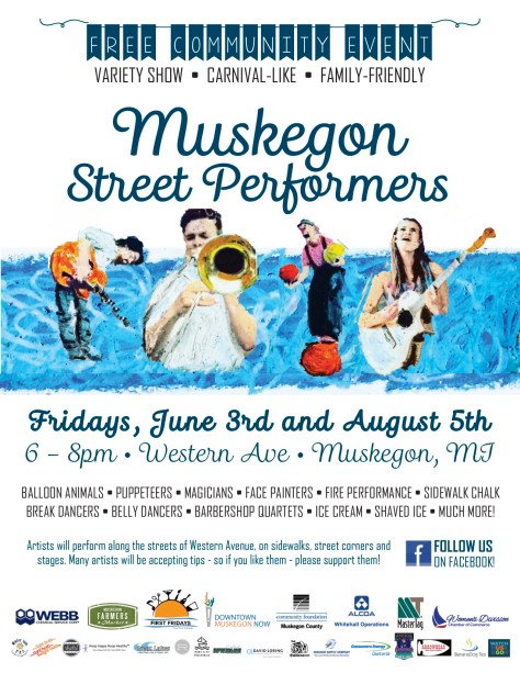 Muskegon Street Performers Poster